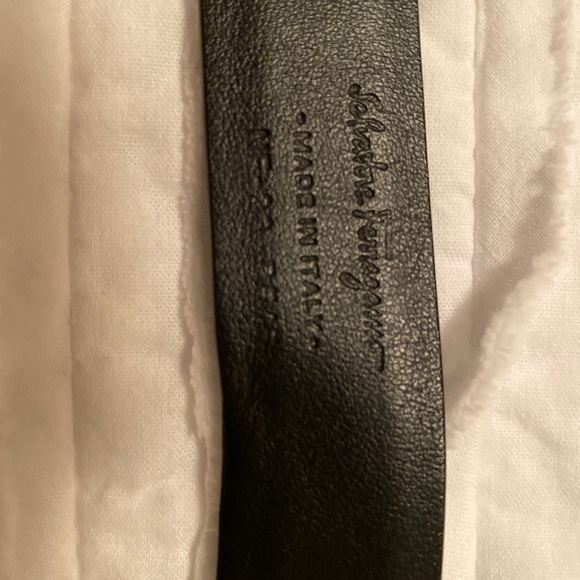 Black Ferragamo Belt